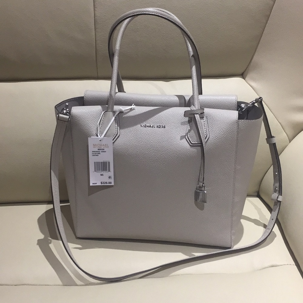 NWT Michael Kors Mercer leather satchel